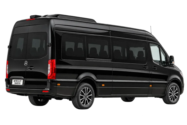 Representative 2026 Mercedes-Benz Sprinter Passenger Van exterior with the complete vehicle visible.